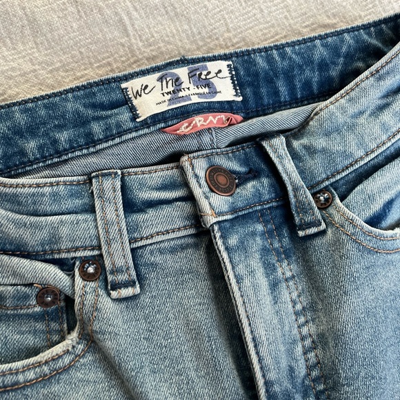 Free People CRVY High Rise Vintage Straight Jeans - Picture 6 of 13